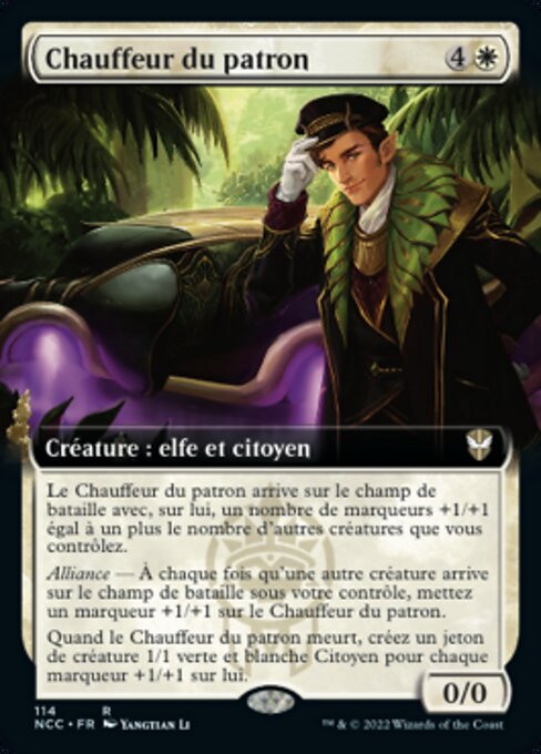 Chauffeur du patron