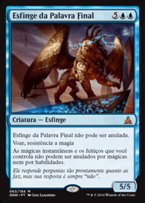 Esfinge da Palavra Final