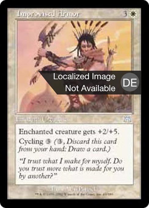 Improvisierte Rüstung