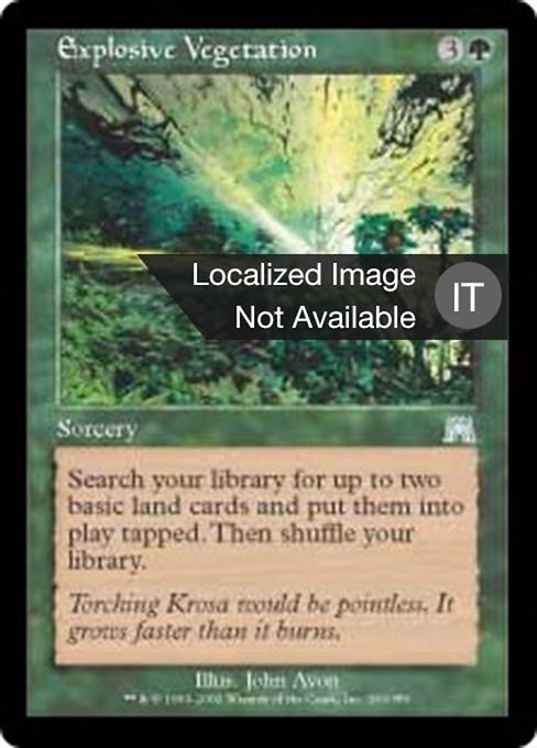 Vegetazione Esplosiva