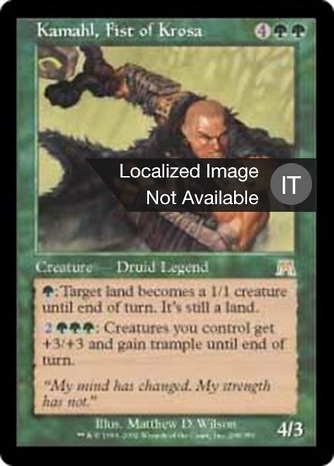 Kamahl, Mano di Krosa