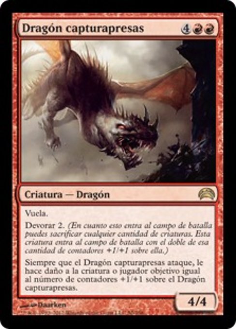 Dragón capturapresas