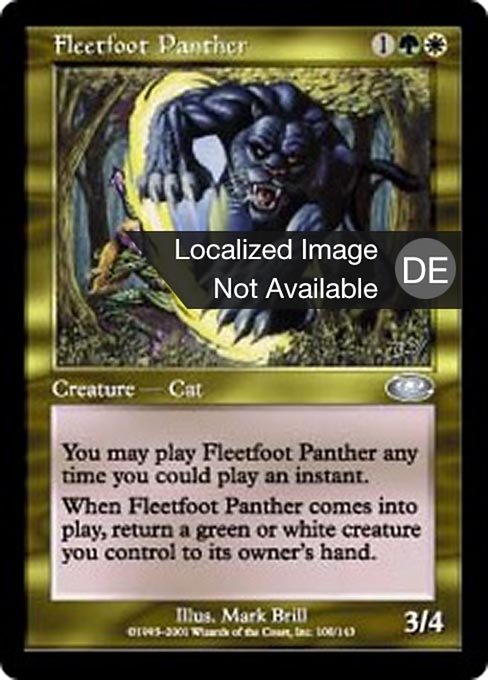 Leichtfüßiger Panther