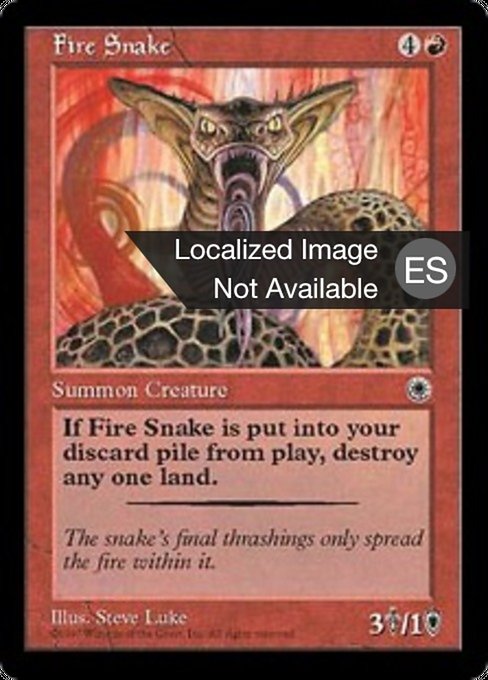 Serpiente de fuego