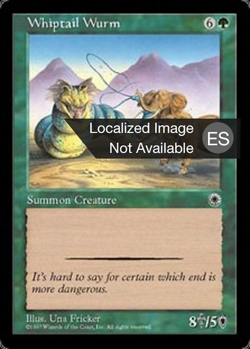 Sierpe cola fustigante