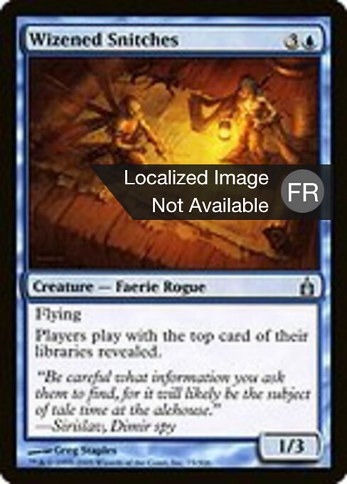 Mouchards desséchés