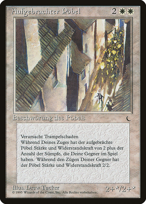 Aufgebrachter Pöbel