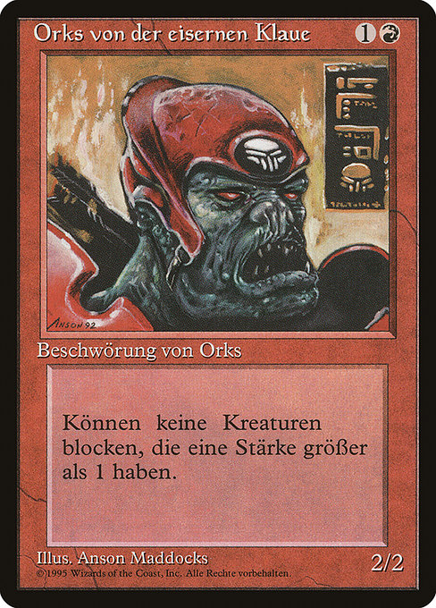 Orks von der eisernen Klaue