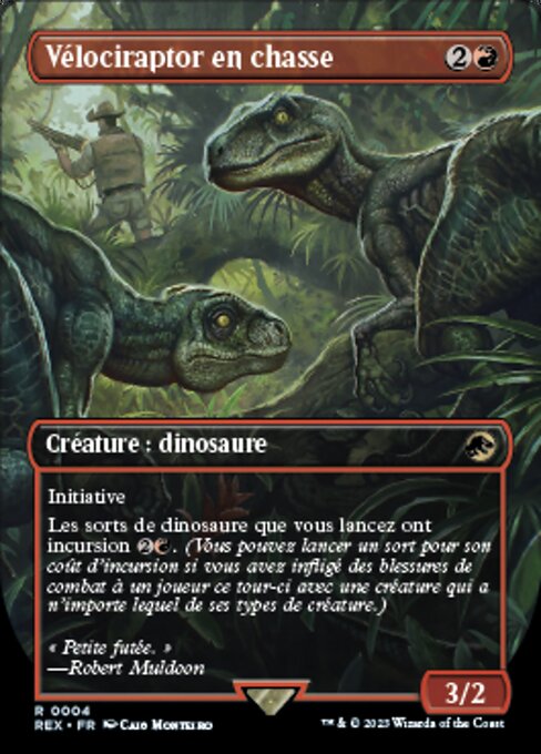 Vélociraptor en chasse