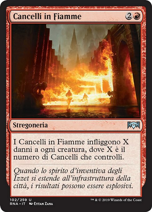 Cancelli in Fiamme