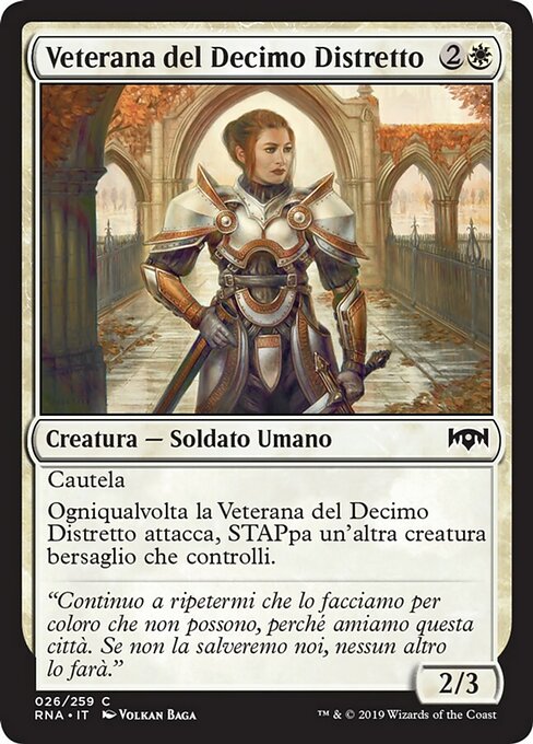 Veterana del Decimo Distretto