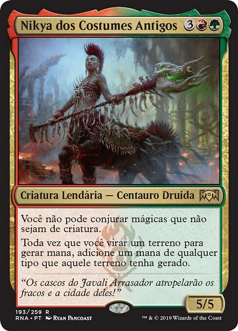 Nikya dos Costumes Antigos