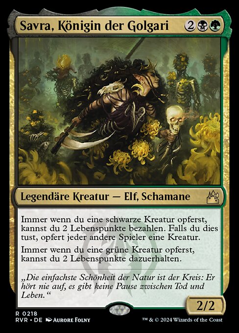 Savra, Queen of the Golgari