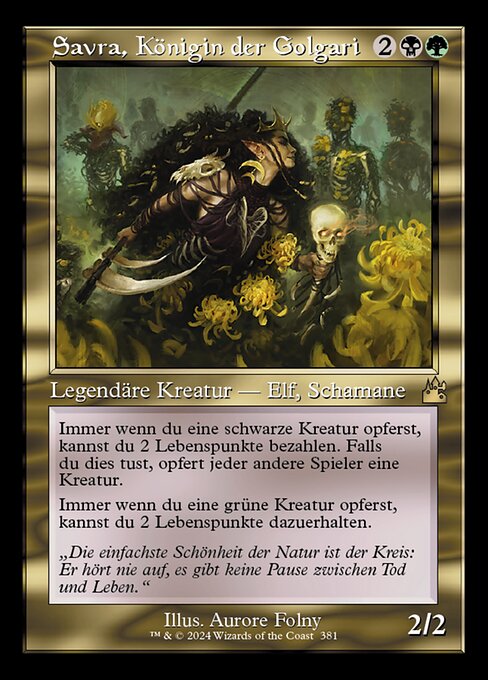 Savra, Queen of the Golgari