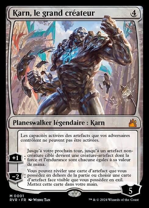 Karn, le grand créateur