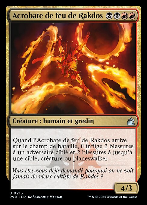 Acrobate de feu de Rakdos