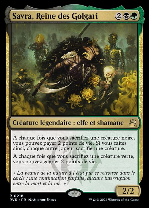 Savra, Reine des Golgari