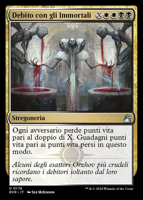 Debito con gli Immortali