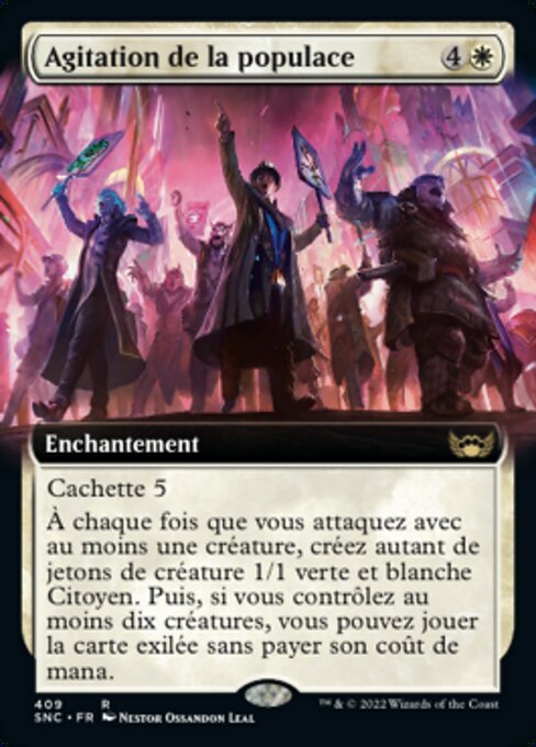 Agitation de la populace