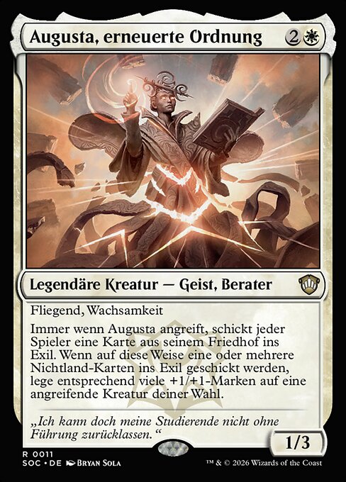 Augusta, Order Returned