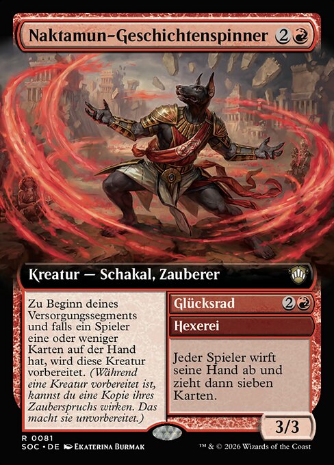 Naktamun Lorespinner // Wheel of Fortune