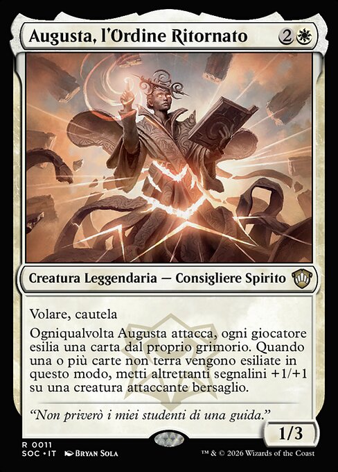 Augusta, Order Returned