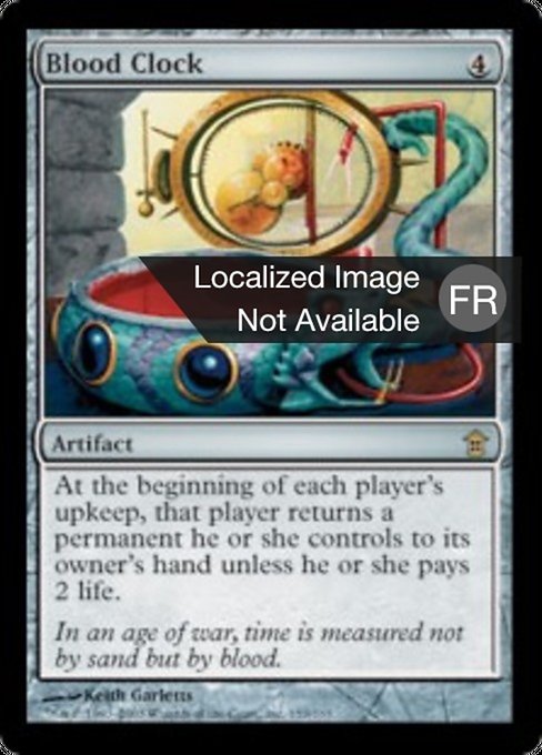 Horloge de sang