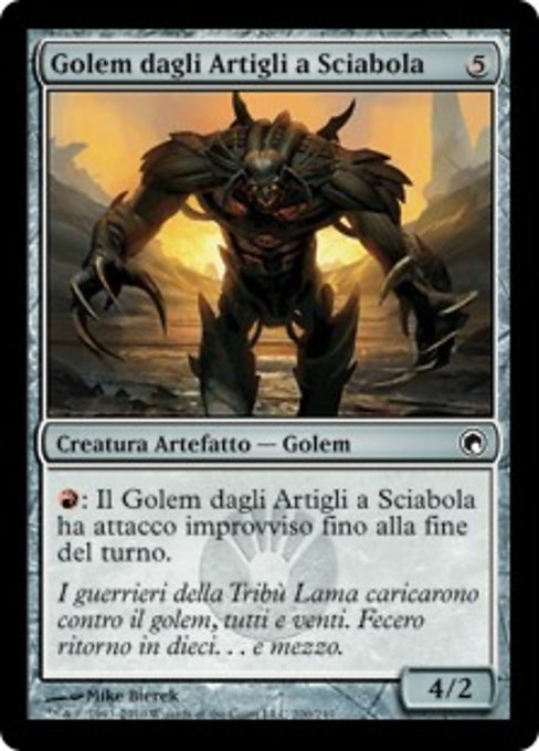 Golem dagli Artigli a Sciabola