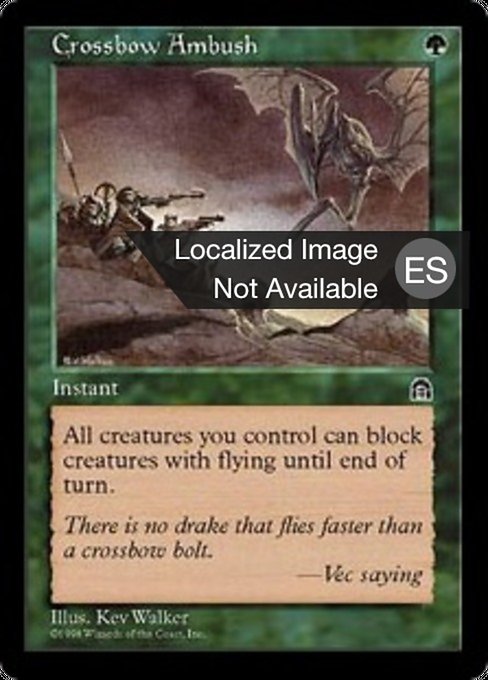 Emboscada con ballestas