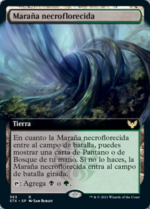 Maraña necroflorecida