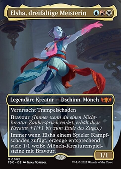 Elsha, Threefold Master
