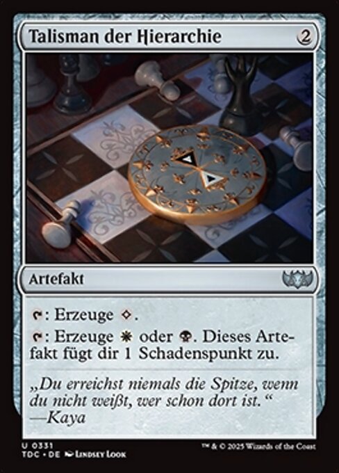 Talisman of Hierarchy