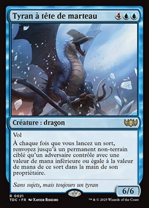 Tyran à tête de marteau