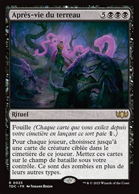 Après-vie du terreau