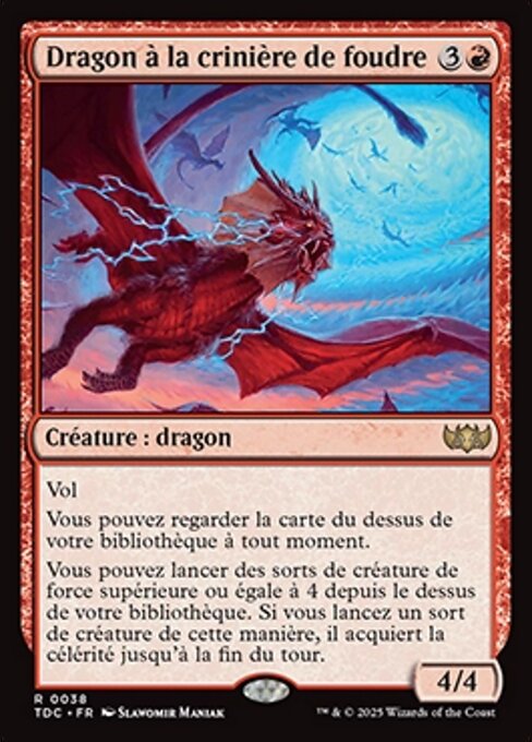 Dragon à la crinière de foudre