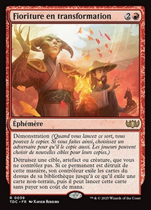 Fioriture en transformation
