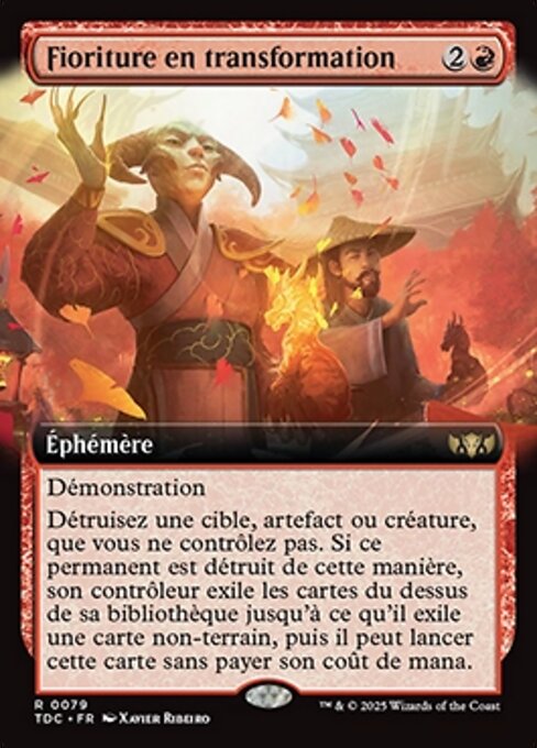 Fioriture en transformation