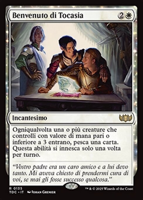 Tocasia's Welcome