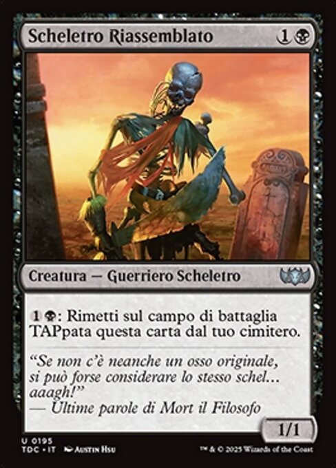 Reassembling Skeleton