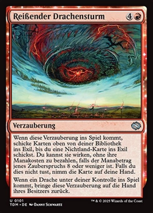 Reißender Drachensturm