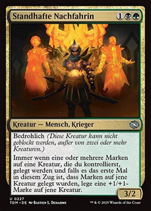 Standhafte Nachfahrin