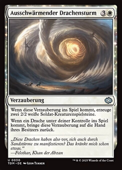 Ausschwärmender Drachensturm