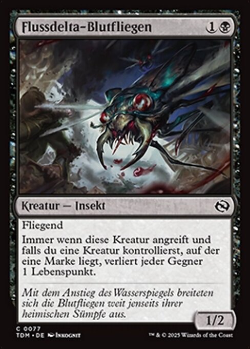 Flussdelta-Blutfliegen