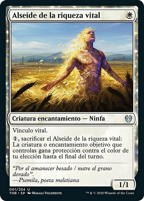 Alseide de la riqueza vital