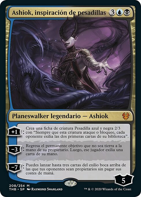 Ashiok, inspiración de pesadillas
