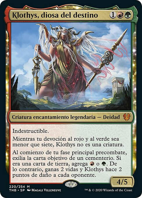 Klothys, diosa del destino
