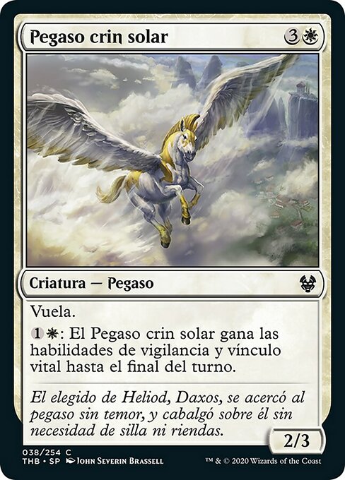 Pegaso crin solar