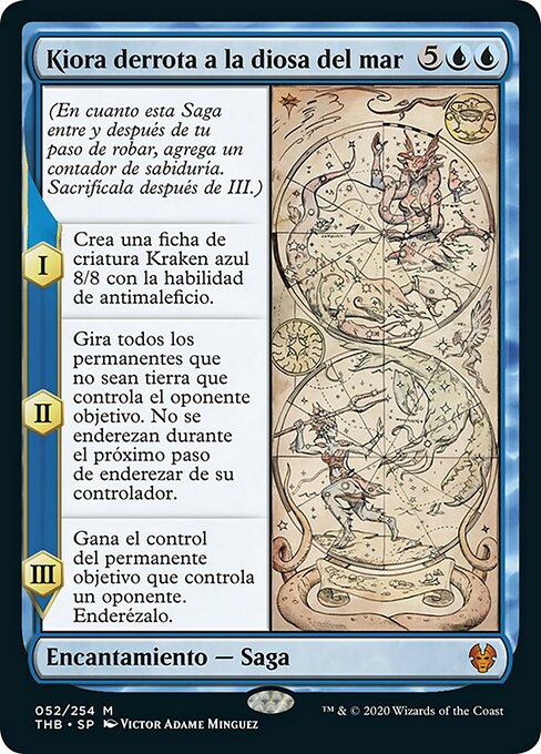 Kiora derrota a la diosa del mar