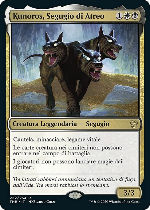 Kunoros, Hound of Athreos