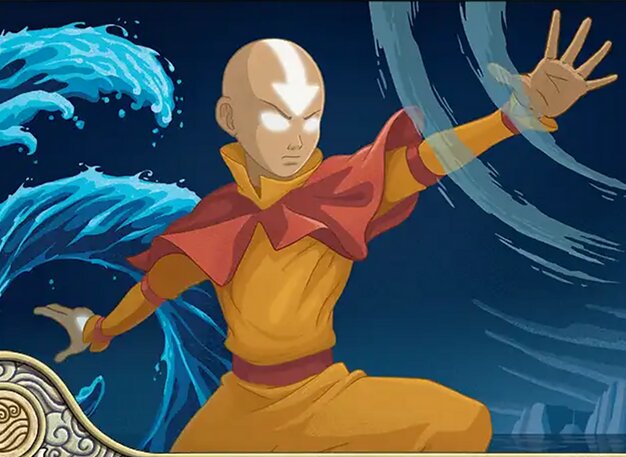 Aang, Swift Savior // Aang and La, Ocean's Fury